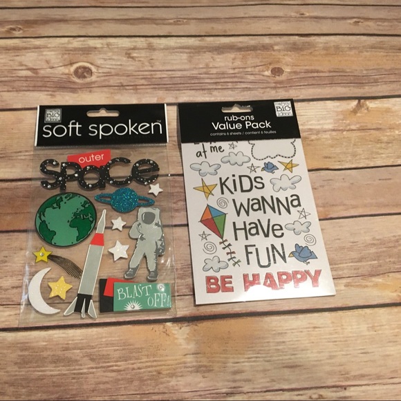 🎈6 Packs of Stickers, Rub-Ons, Chipboard Stickers - Picture 5 of 6